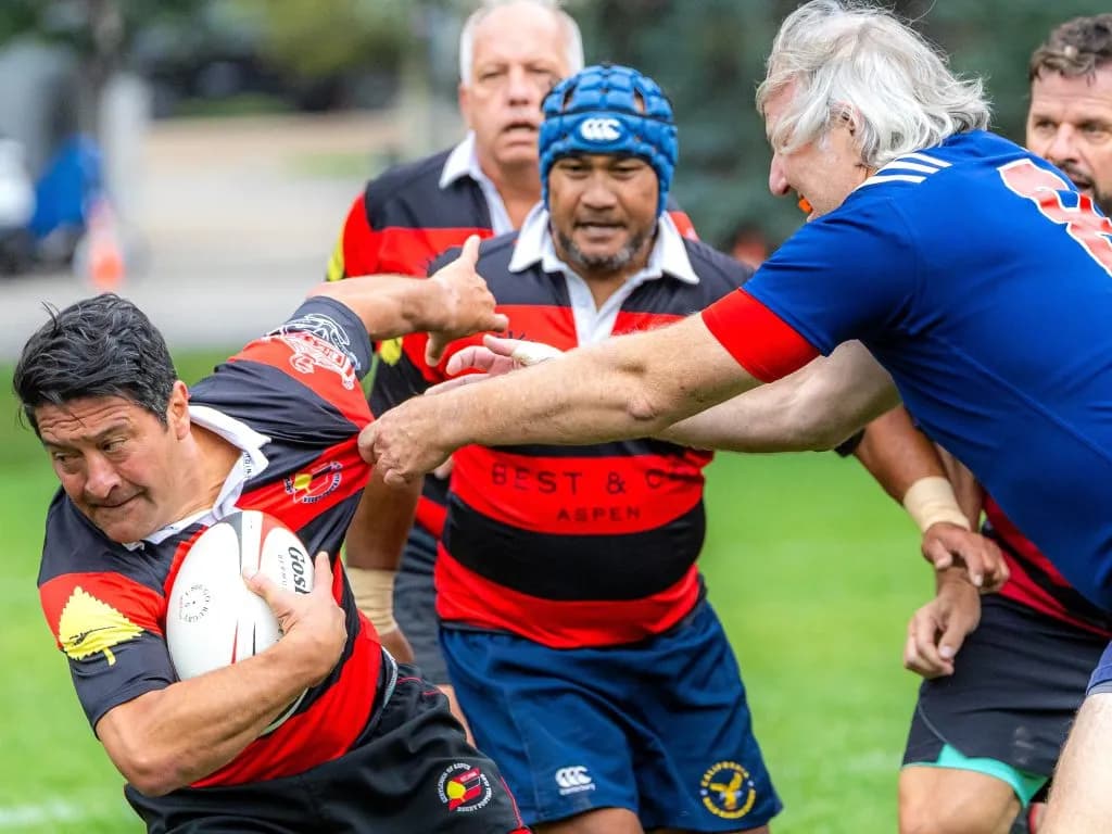 Aspen Old Gents Fall to Cardinals in Ruggerfest Opener
