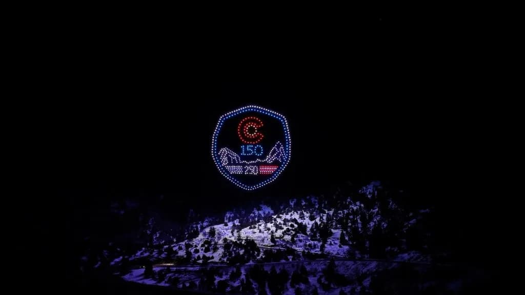 BrightFlight Drones Unveil 500-Drone Sky Show in Vail for Triple Milestone