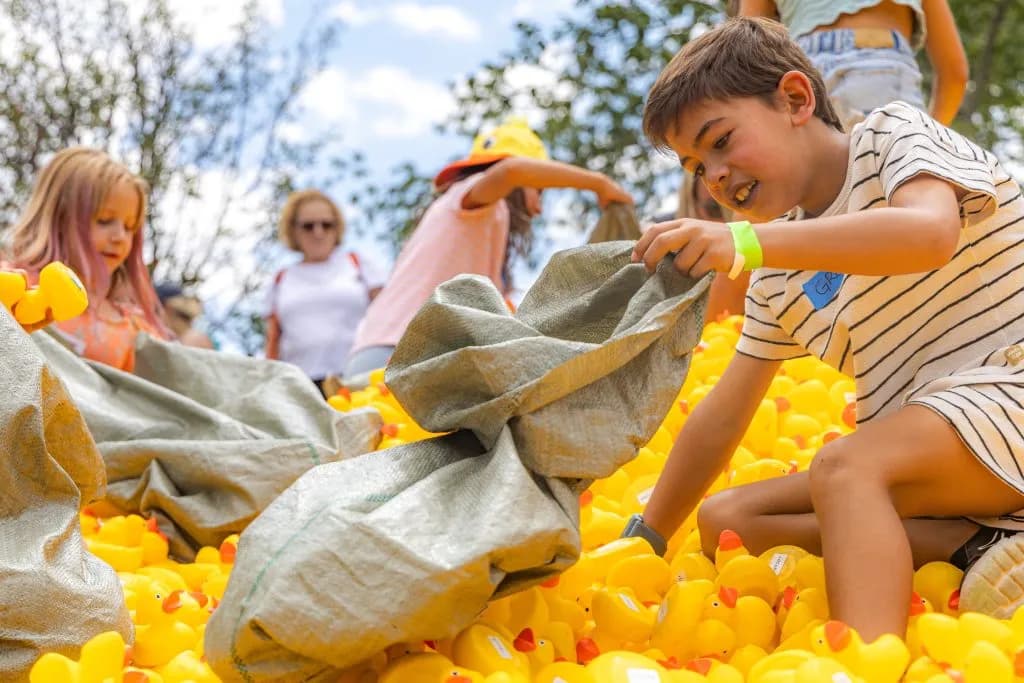 Low Water Forces Aspen Ducky Derby Grounded at Rio Grande Park