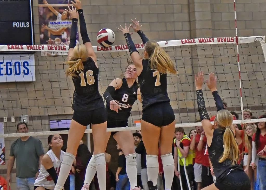 Battle Mountain Beats Eagle Valley in Gypsum Volleyball Rivalry