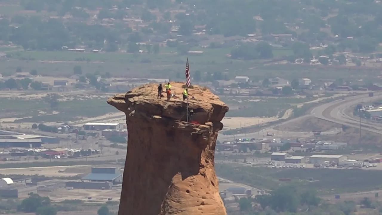 Mesa County Climber Skips Independence Monument Flag-Raise for Falcons