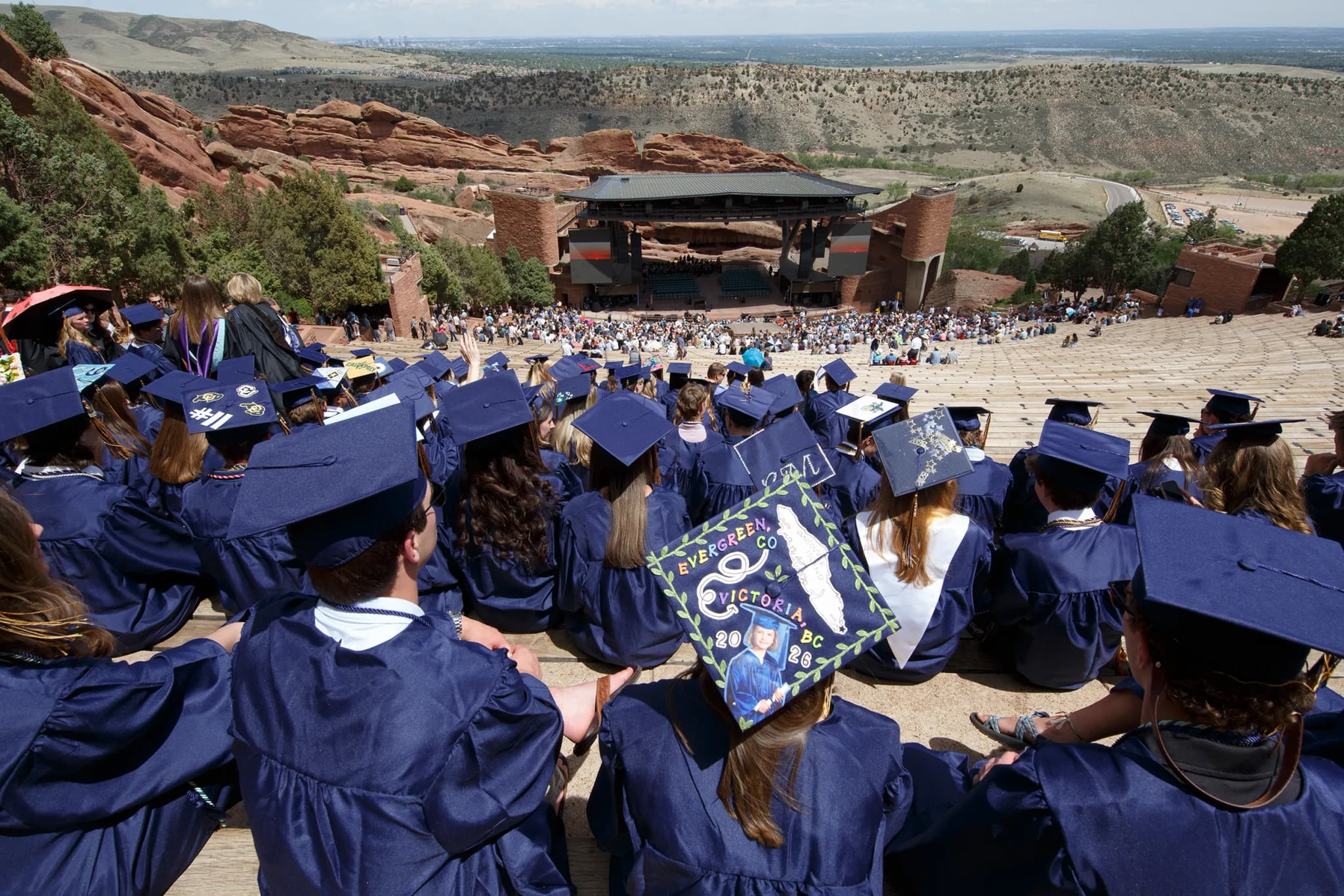 Evergreen High Class of 2026 Celebrates at Red Rocks After Shooting