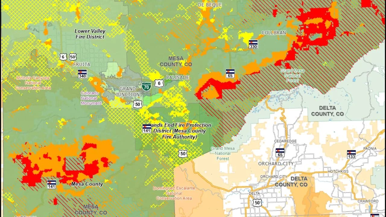 Mesa County Adopts Wildfire Codes for WUI Zone