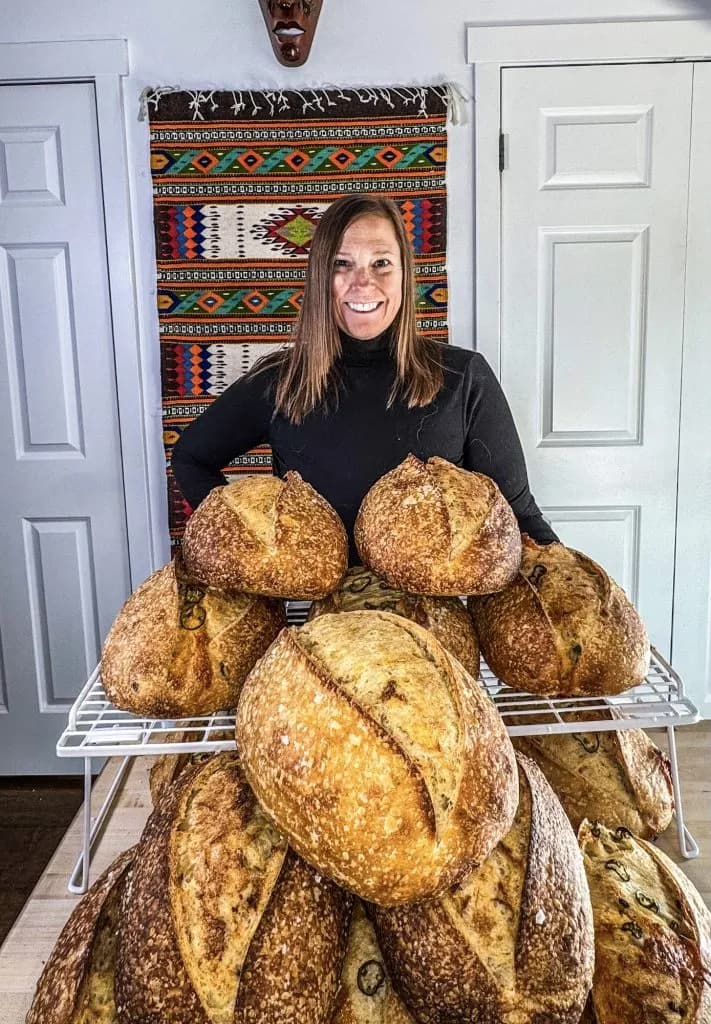 Edwards Baker Jennifer Rose Teaches Sourdough Secrets in Sunday Dough Drops