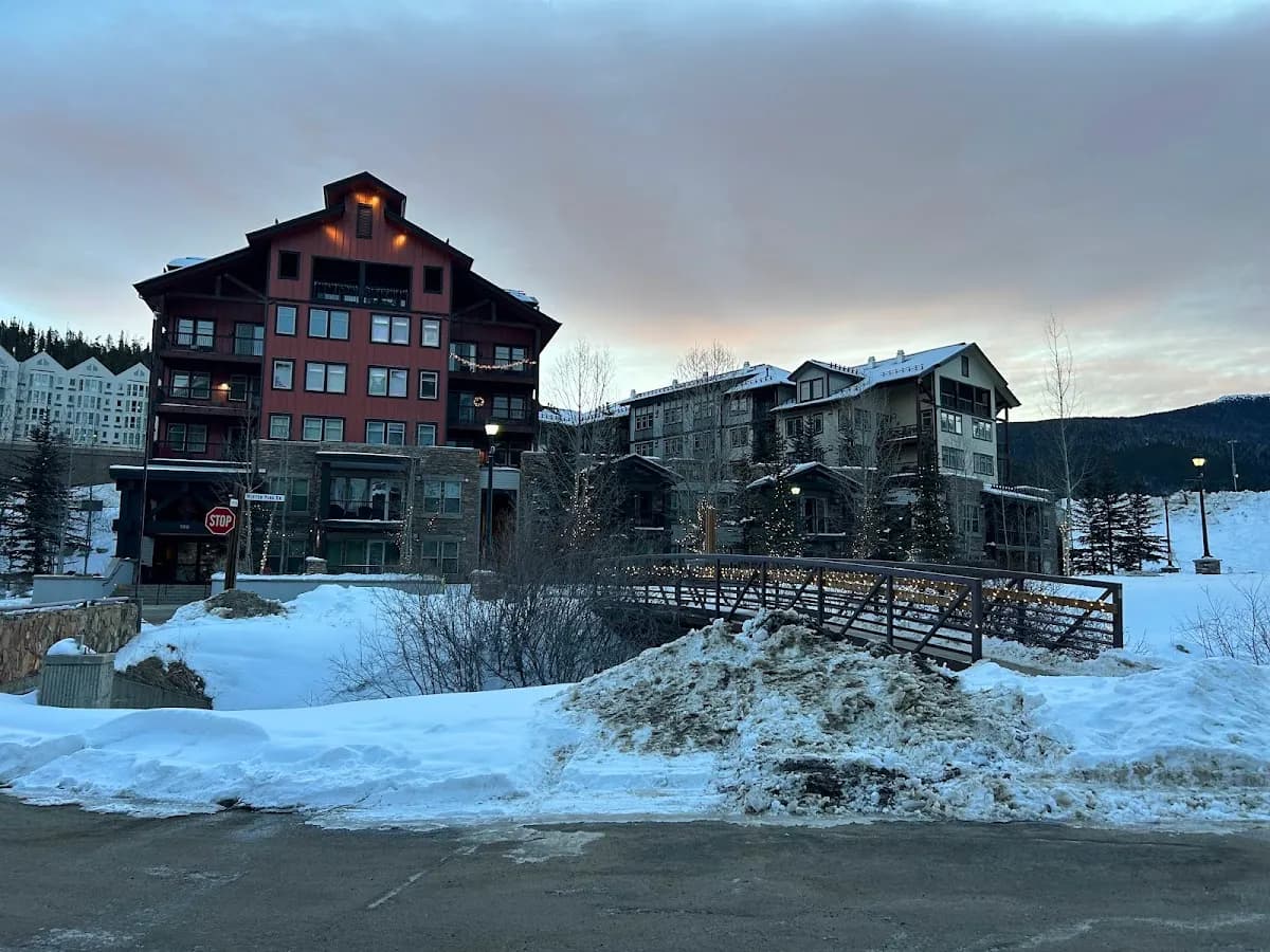 Experience true ski in/ ski with access to pool/hot tub and exercise area