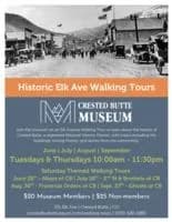 Historic Elk Ave Walking Tours
