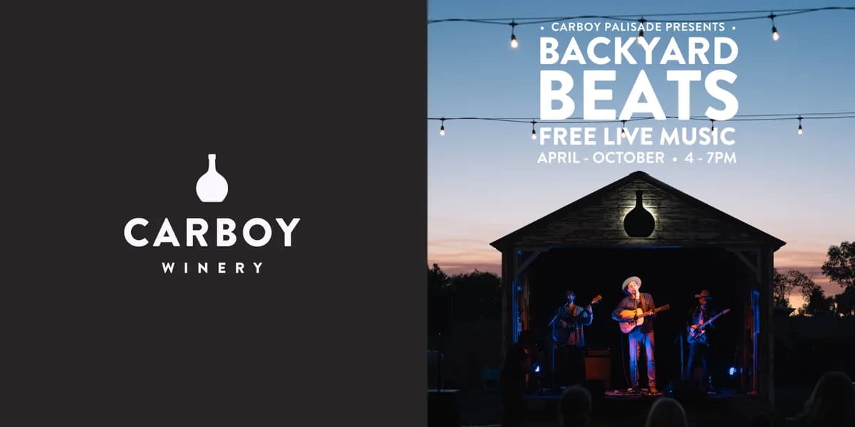 Backyard Beats- FREE LIVE MUSIC SERIES EVERY SATURDAY!