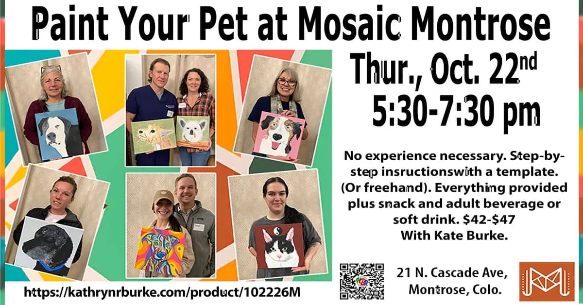 Paint Your Pet At Mosaic