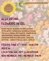 Alla Prima Flowers in Oil 16+
