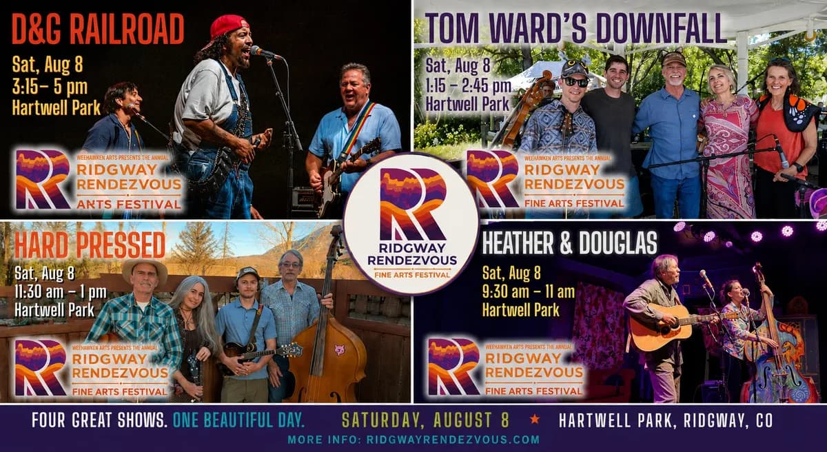 Saturday Live Music At The Ridgway Rendezvous Arts Festival