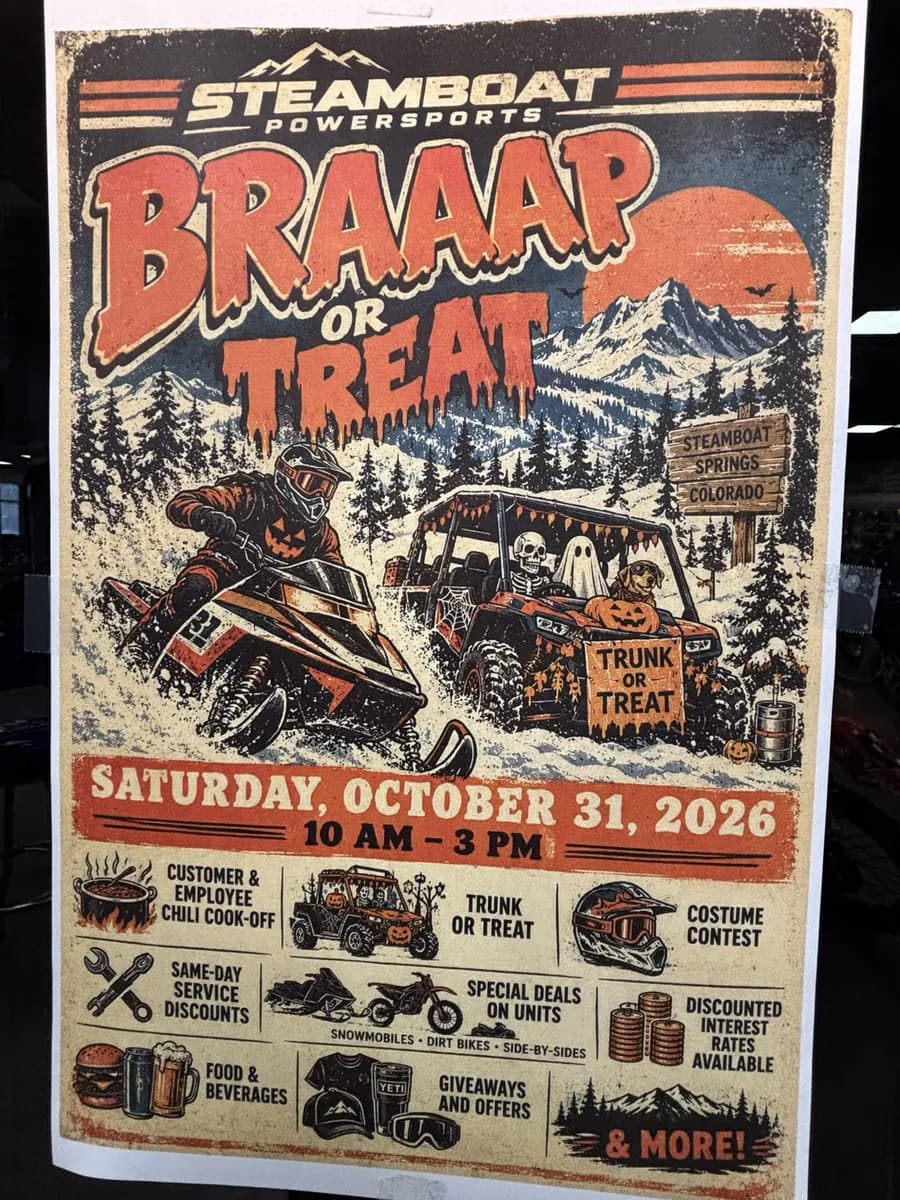 Steamboat Powersports Halloween/ Open House Event
