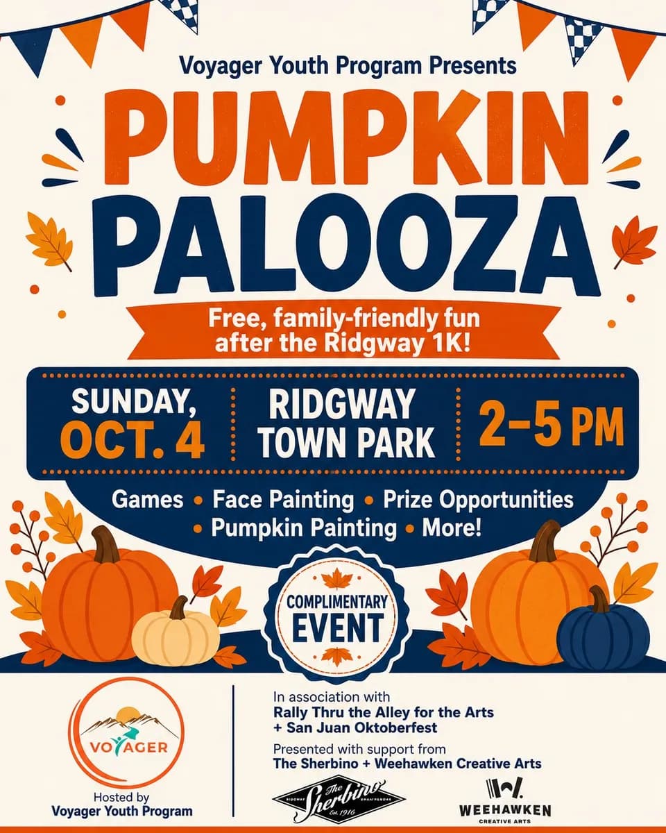 Voyager Youth Program Presents PUMPKIN PALOOZA