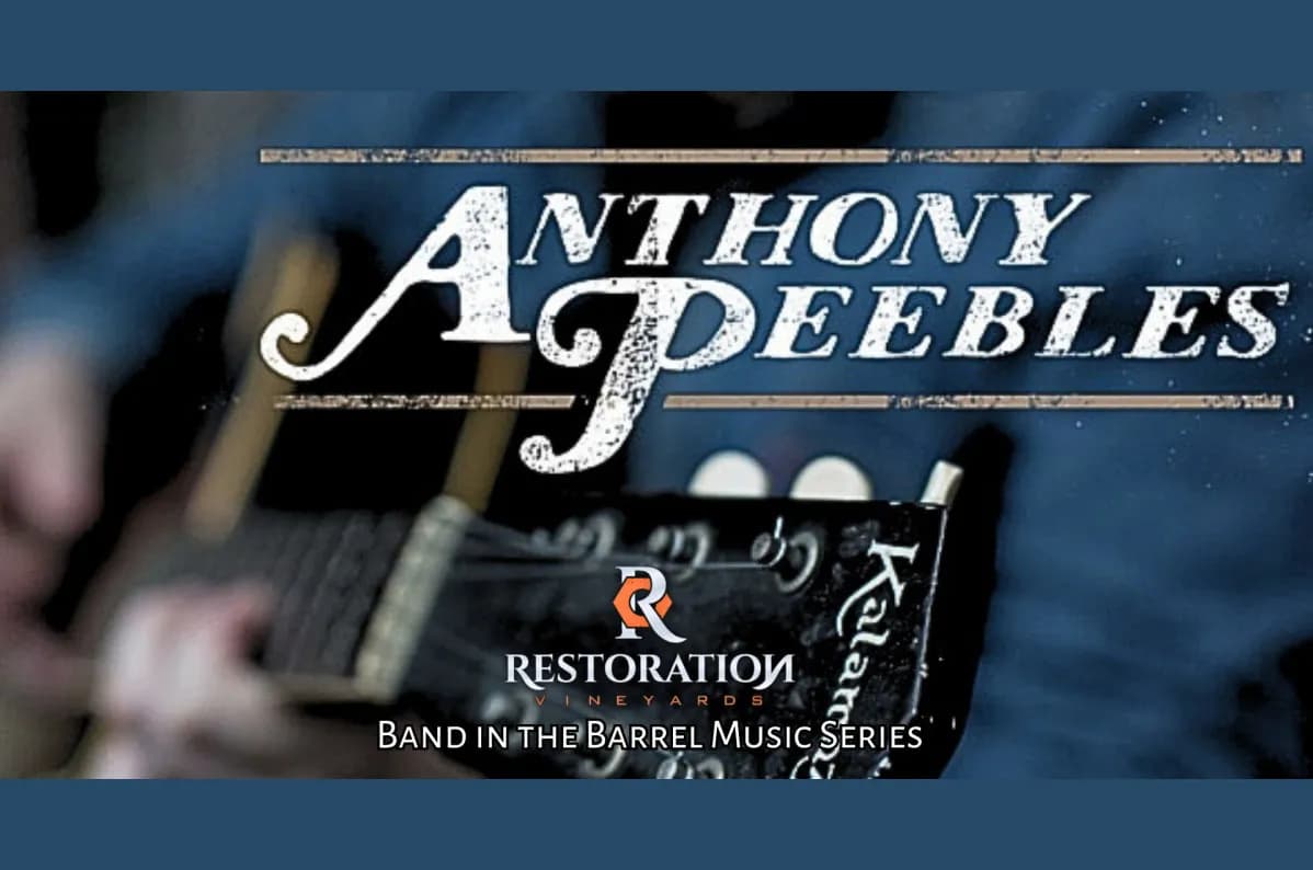 Anthony Peebles Trio – Band in the Barrel Music Series At Restoration Vineyards