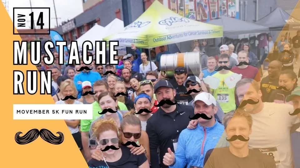 Mustache 5k fun run/walk