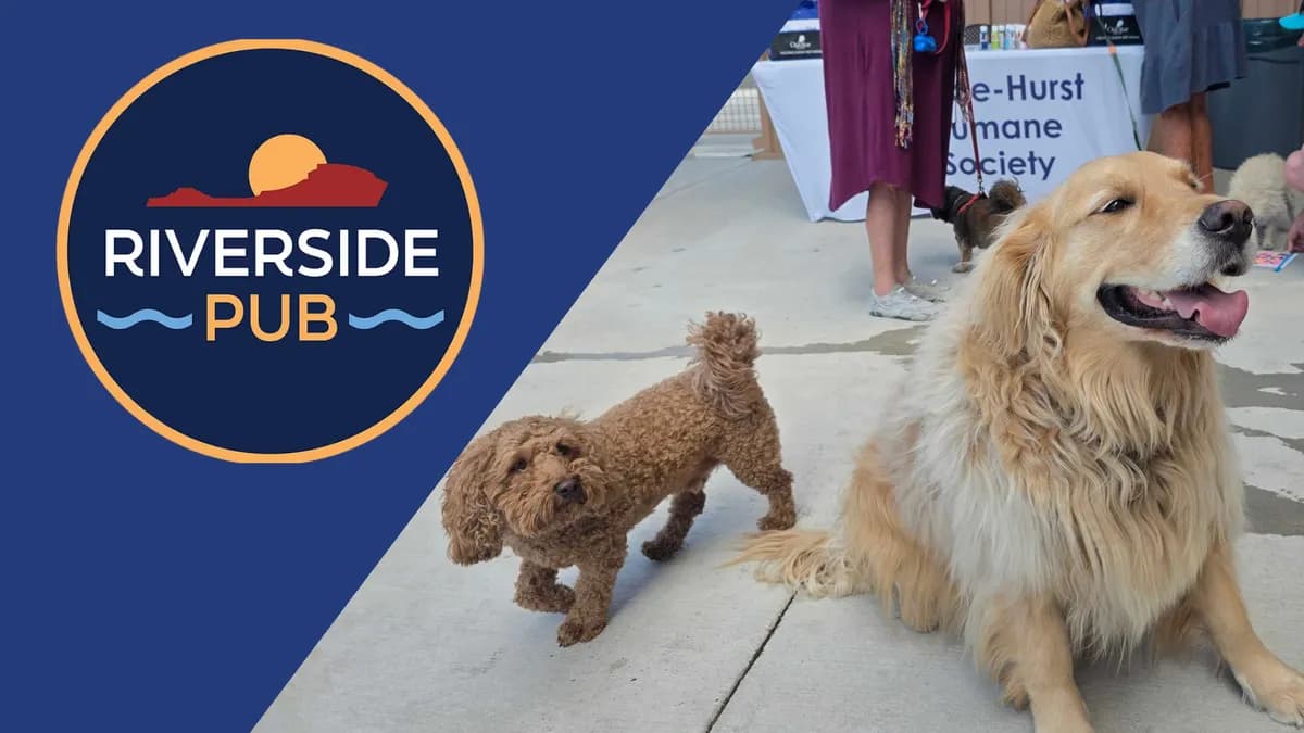 Yappy Hour at Riverside Pub