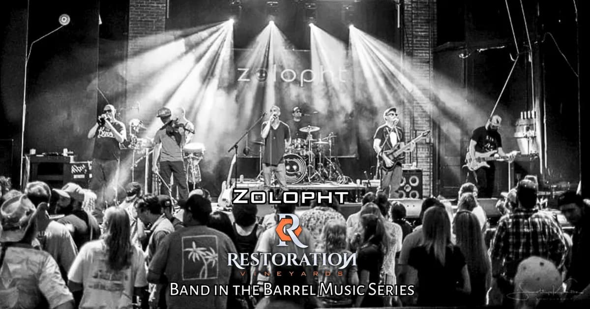 Zolopht – Band in the Barrel Music Series At Restoration Vineyards