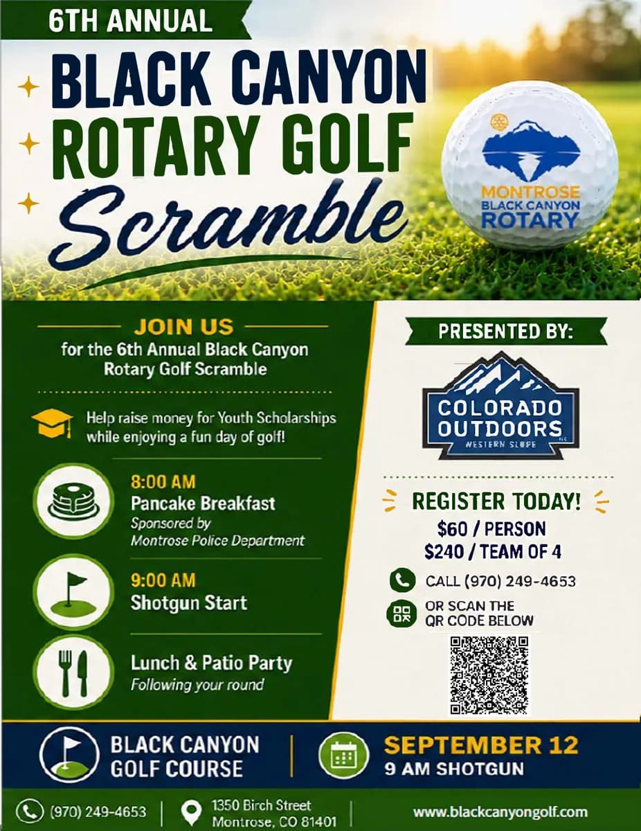 Black Canyon Rotary Golf Scramble