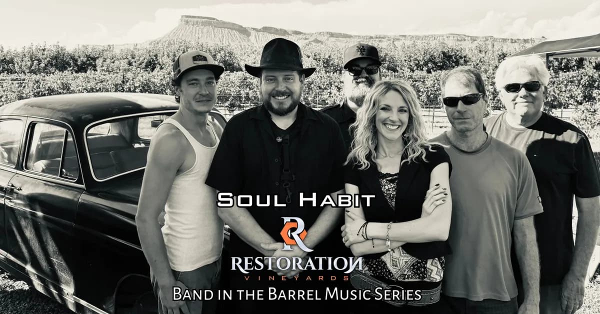 Soul Habit – Band in the Barrel Music Series At Restoration Vineyards