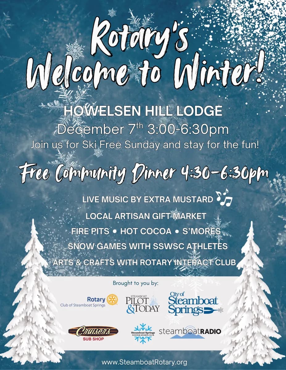 Rotary's Welcome to Winter!