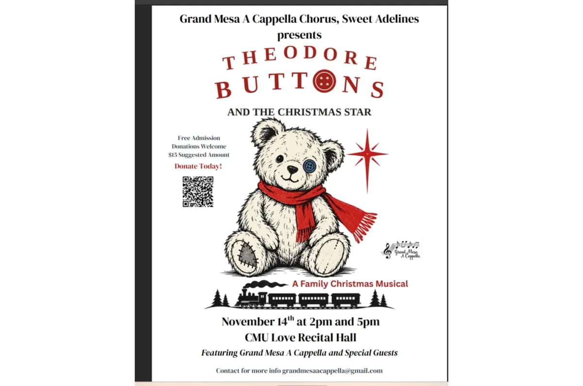 Grand Mesa A Cappella Chorus Fall Show/Concert "Theodore Buttons and the Christmas Star"
