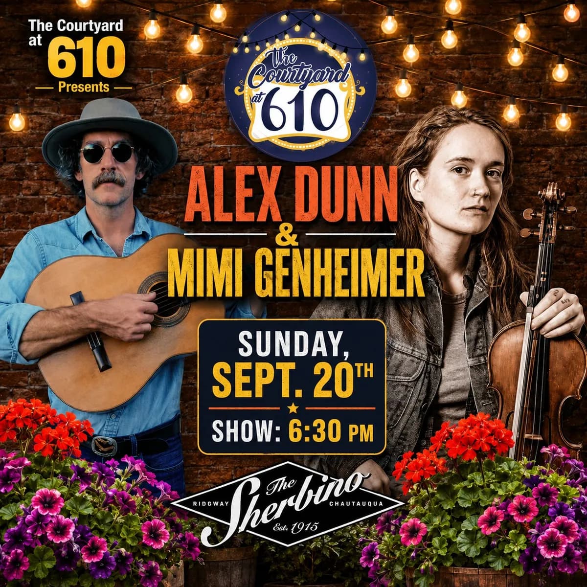 The Courtyard At 610 Presents: Alex Dunn & Mimi Genheimer