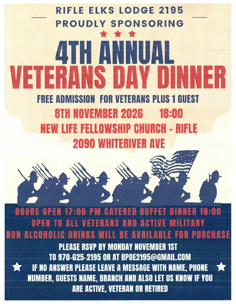 4th Annual Veterans Day Dinner