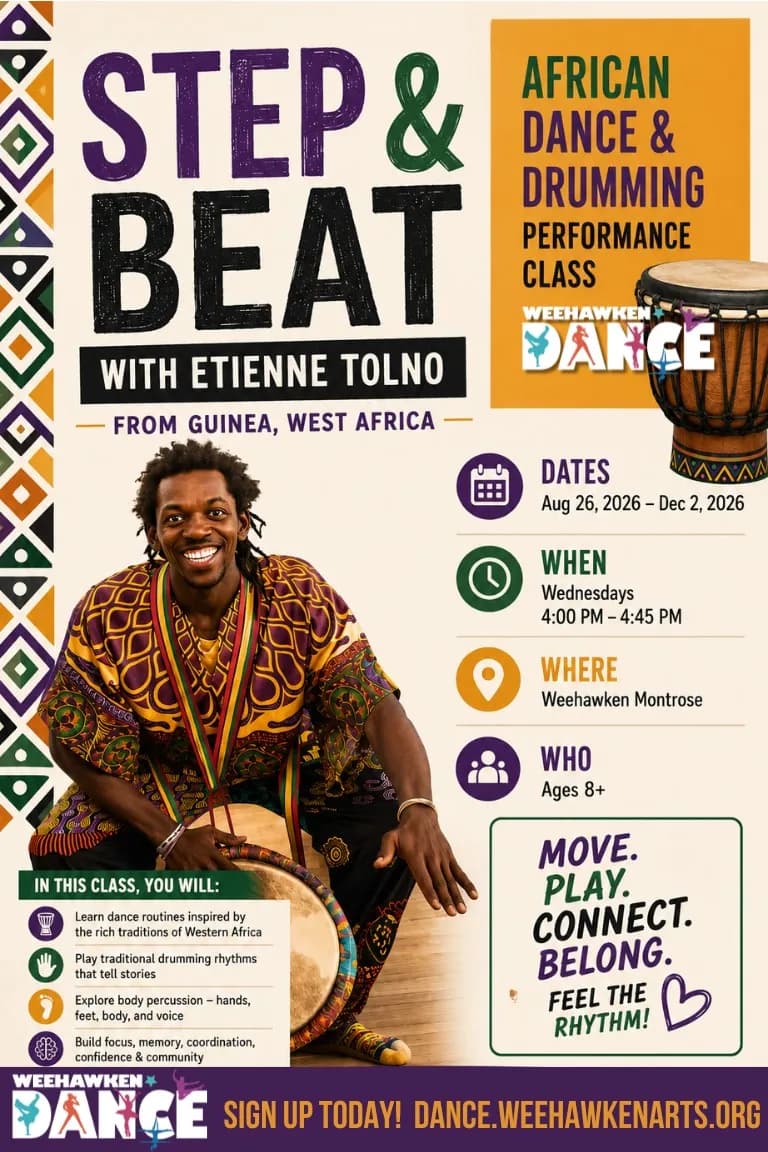 Beat & Step: West African Dance & Drumming With Mr. Etienne
