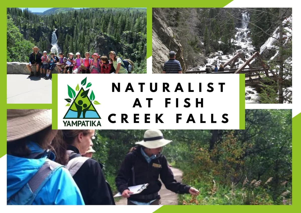 Naturalists at Fish Creek Falls