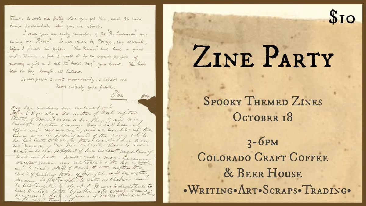 The Poe Project 2026: Collage-along Collaborative Zine Party