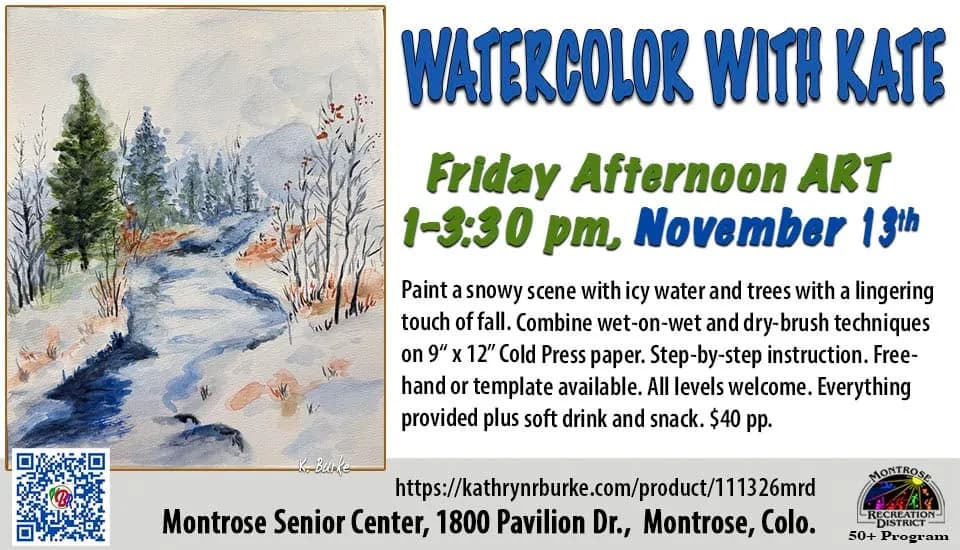 Friday Afternoon Watercolor With Kate