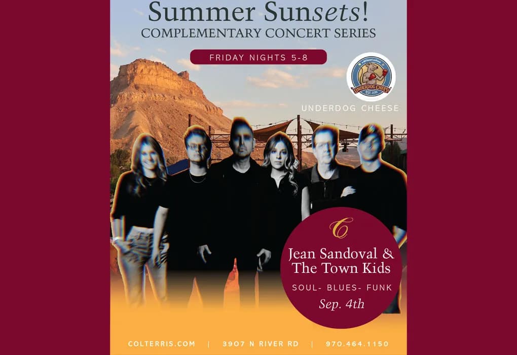 Colterris Summer Sunsets: Jean Sandoval & The Town Kids