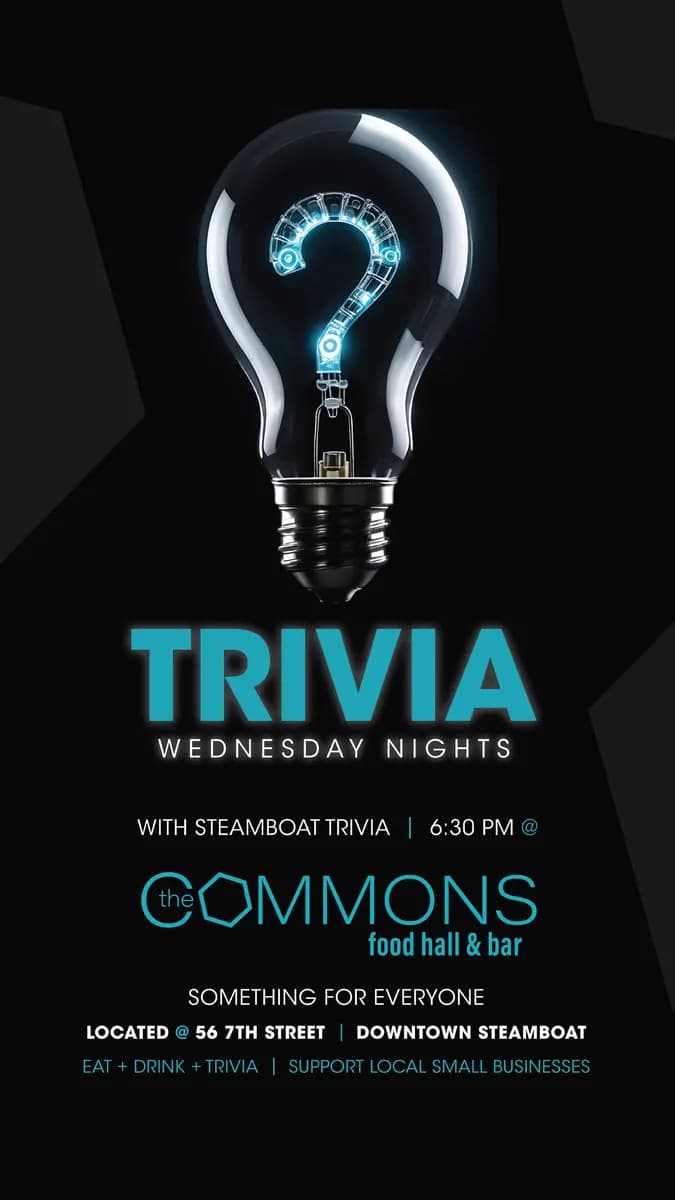 Steamboat Trivia at The Commons
