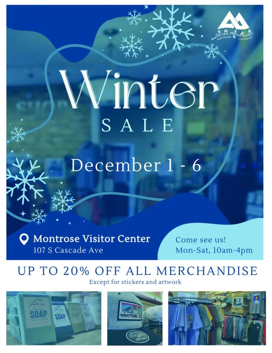 Winter Sale At The Visitor Center