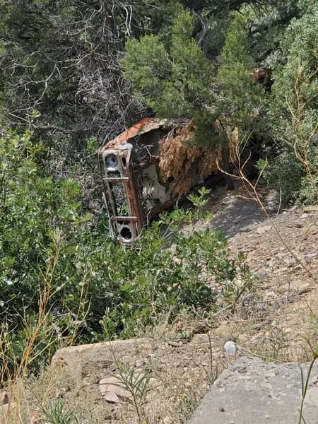 Lots Of Car Bits And Rusted Metal In This Area From When Horse Gulch Used To Be 