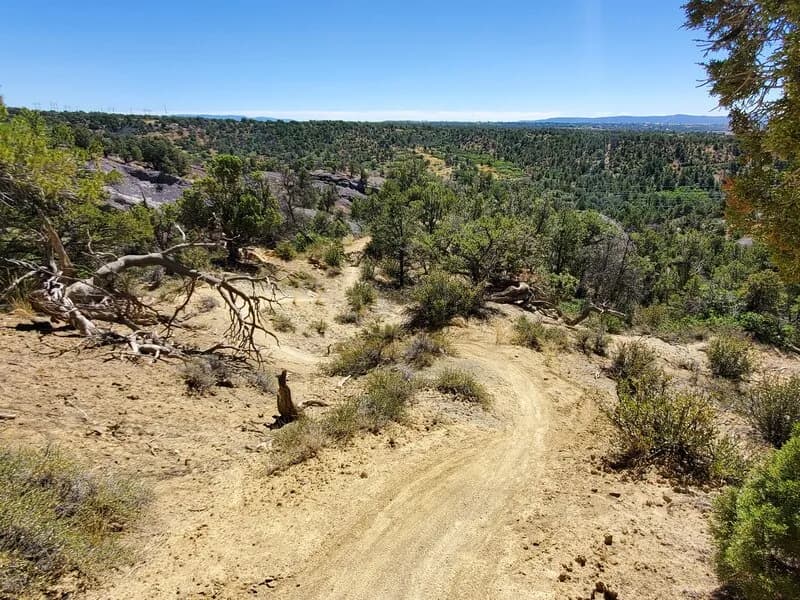Views Towards The East After Cresting The Ridge On Skull Rock Trail