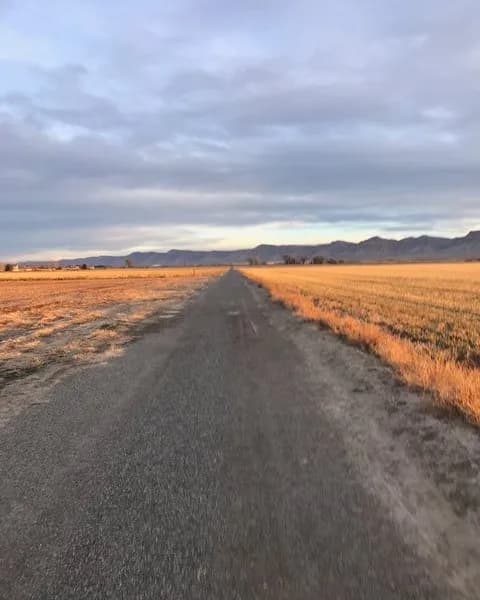 On The Longest Straight Away Section At Matchett