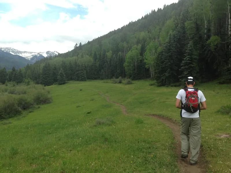 The Start Of The Valley Floor Trail