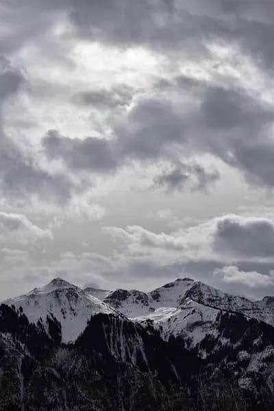 The Hayden Mountain Ridgeline Is Comprised Of Point 12578 On The Left And Hayden