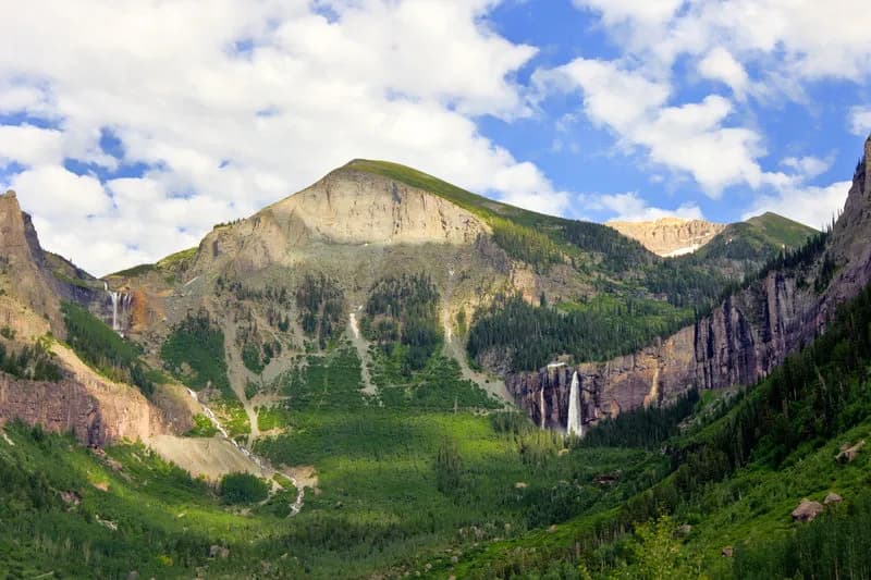 The Waterfalls Seen From Telluride