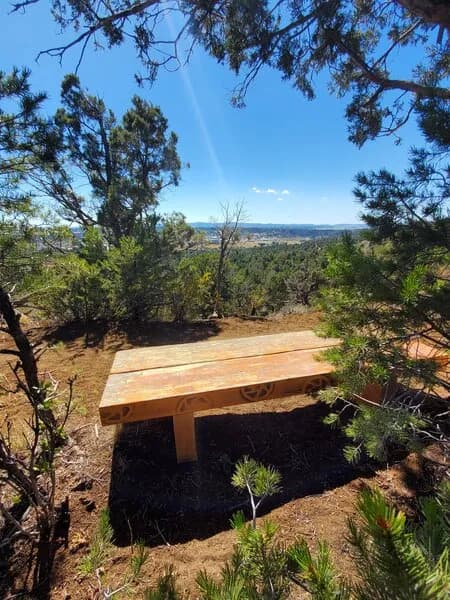 Nice Bench And Viewpoint On Spurline