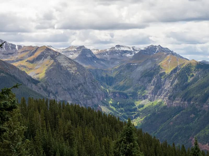 Mountain Views From Trail