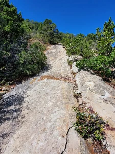 Long Stone Slab On The Approach To Pautsky Point