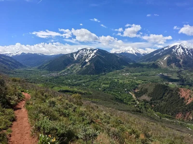 On A Clear Day Both Aspen And Independence Pass Can Be Seen From The Sunnyside T