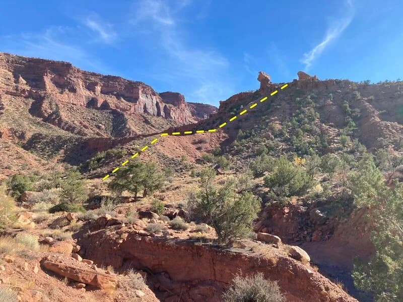 Summit Scramble Route