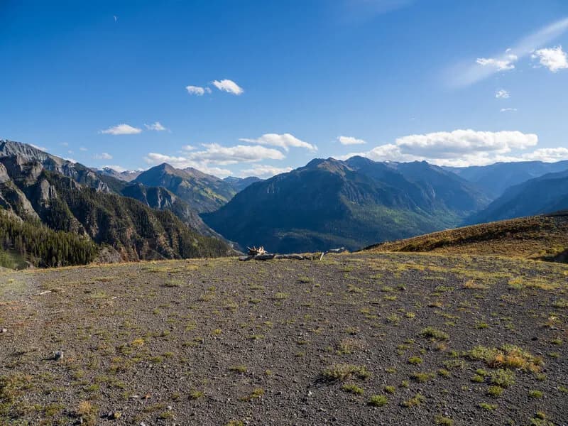 Views From The Small Summit Near The End Of The Old Horsethief Trail