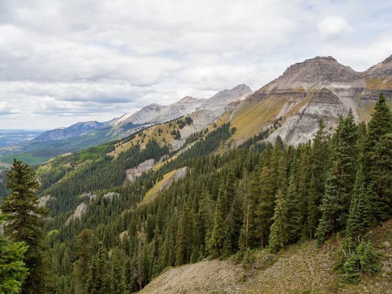 Mountain Views From The Sheridan Crosscut Trail