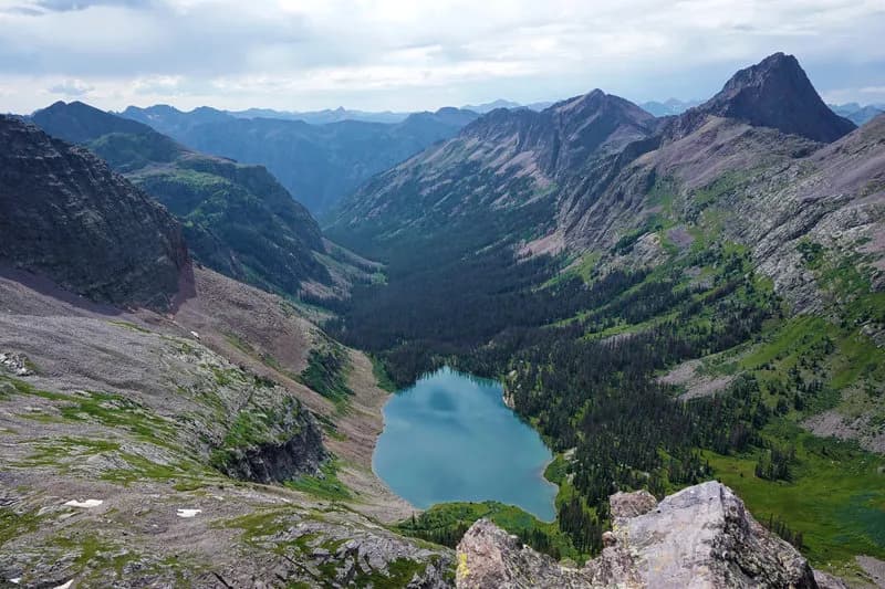 Balsam Lake From A Nearby Summit