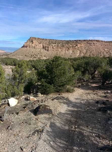 Classic Desert Cliffs North Of Coyote Cutoff