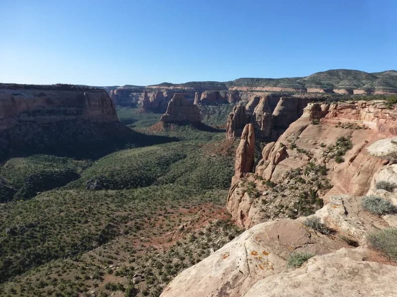 From Right To Left From The Foreground To The Back Praying Hands Monument Canyon