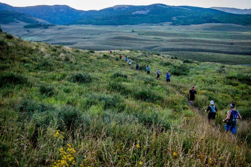Easy Terrain Superb Trail Quality Early In The Race Just Before Mile 5